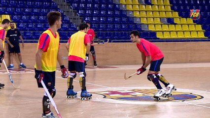 FCB Hoquei: Ricard Muñoz y Sergio Fernández, previa Vendrell-FCB Lassa [ESP]