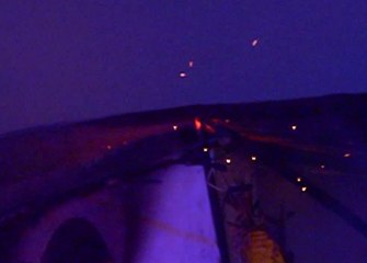 Una mujer embarazada fue rescatada durante un incendio, en Guayaquil