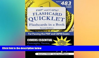 Big Deals  PMP and CAPM Flashcard Quicklet, Second Edition: Flashcards in a Book for Passing the