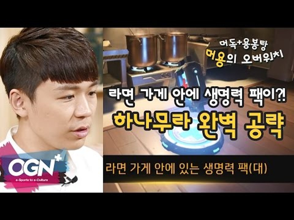 하나무라 완벽 공략! 생명력 팩부터 주요 포지션까지 다 알려준다! [머용의 오버워치...