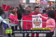 Perú vs. Argentina: siguen durmiendo en la calle por entradas