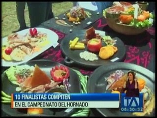 10 finalistas compiten en el Campeonato Mundial del Hornado