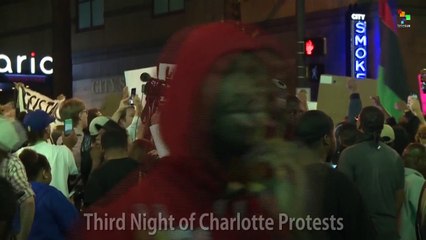 Third Night of Charlotte Protests