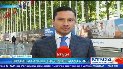 En medio de retrasos y protestas, canciller de Venezuela intervendrá ante la Asamblea General de la ONU
