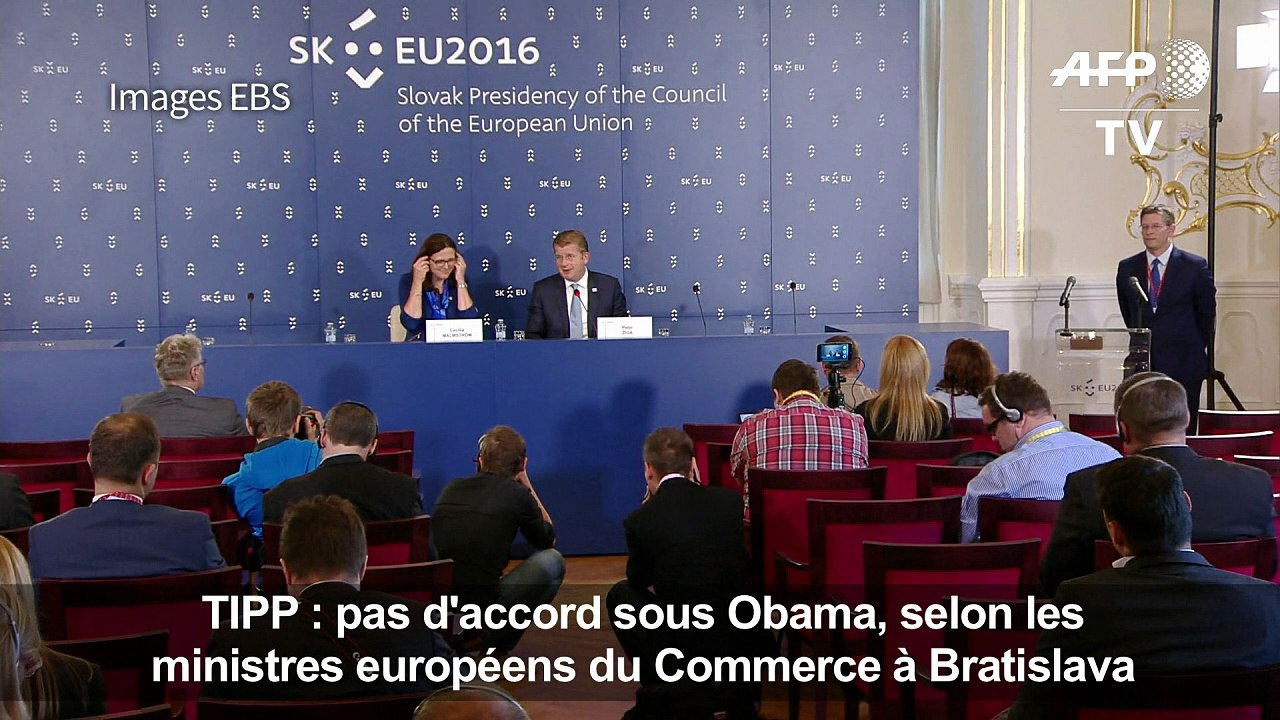 TTIP: un accord sous l'administration Obama "improbable"