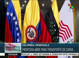 Venezuela y Colombia reabren paso comercial en zona fronterza