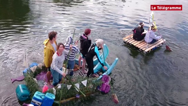Quimper. Et voguent les étudiants des beaux-arts !