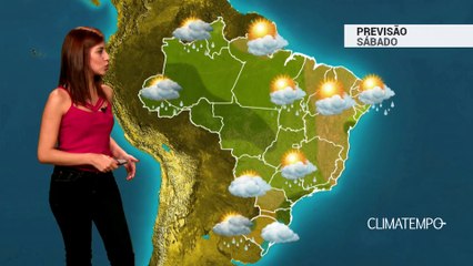 Previsão Brasil – Alerta para ventania no centro-sul