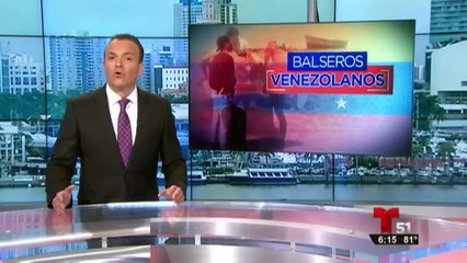 Mira el dramático reportaje de Telemundo que habla sobre los "balseros venezolanos"