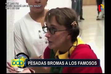 Recuento de las bromas pesadas a los famosos