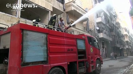 حمله به حلب از زمین و آسمان آغاز شد