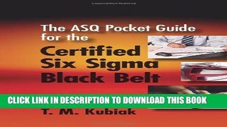 [PDF] The ASQ Pocket Guide for the Certified Six Sigma Black Belt Popular Collection