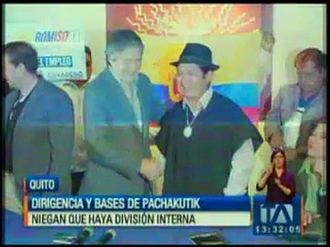 Dirigencia y bases de Pachakutik niegan que haya división interna
