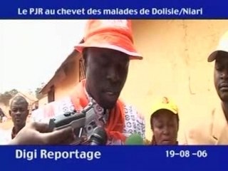 Dons du PJR à l'hôpital de Dolisie