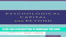 [PDF] Psychological Capital and Beyond Popular Collection