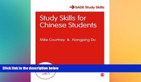 Must Have PDF  Study Skills for Chinese Students (SAGE Study Skills Series)  Free Full Read Most