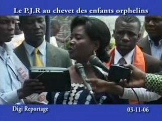 Dons du PJR à l'orphélinat ESPERANCE