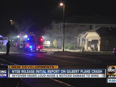 NTSB releases initial report on Gilbert plane crash