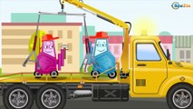 Грузовик Трансформер и Мусоровоз | Мультик про машинки и грузовички (видео для детей)