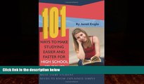 Big Deals  101 Ways to Make Studying Easier and Faster For High School Students: What Every