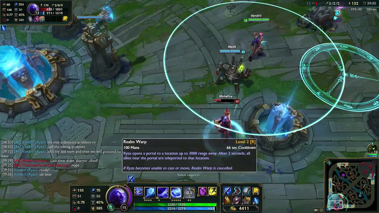 LoL Funny Moments #33 New Ryze Rework and other Champion ULT (League of Legends) !