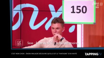 C'est mon choix : Enora Malagré découvre qu'elle est le "fantasme" d'un invité (vidéo)
