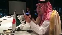 وزير سعودي يلقي قصيدة بالعربية أمام نظيره الياباني ...