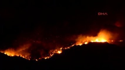 Mersin Anamur'da Orman Yangını