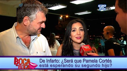 ¿Será que Pamela Cortés está esperando su segundo hijo?