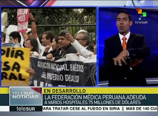 Perú: Federación Médica adeuda a varios hospitales 75 millones USD