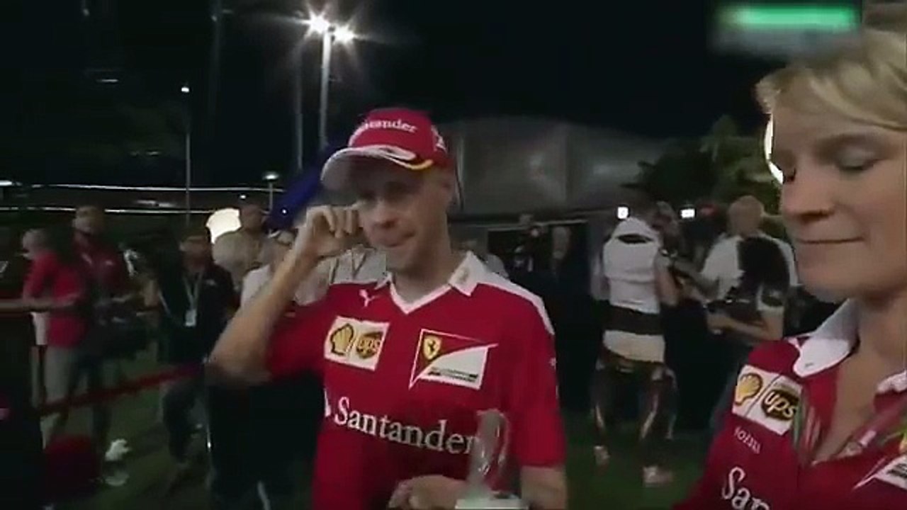 Sky F1: Sebastian Vettel Post-Race Interview (2016 Singapore Grand Prix)
