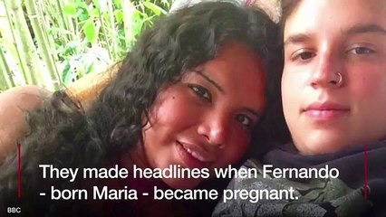 Very Strange Couple Transgender gives birth to baby