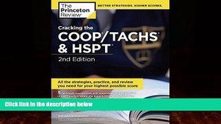 Must Have PDF  Cracking the COOP/TACHS   HSPT, 2nd Edition: Strategies   Prep for the Catholic