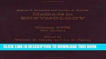 [PDF] Cell Culture, Volume 58 (Methods in Enzymology) Popular Online