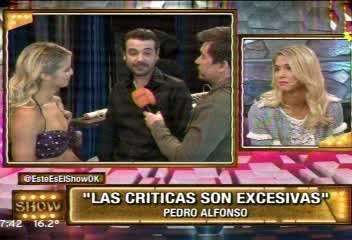 Pedro en back de Bachata en Este es el Show - 23 de Septiembre