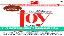 New Book The Joy of Cooking: Volume 2: Appetizers, Desserts and Baked Goods