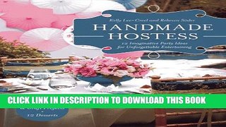New Book Handmade Hostess: 12 Imaginative Party Ideas for Unforgettable Entertaining 36 Sewing
