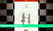 READ book  On Work and Leadership: A Selection of Lectures Organized by the Royal Society for the