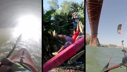 Extreme Kayakers Take The Roads Less Traveled & Kiter Weaves Under Golden Gate Bridge