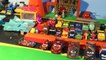 Disney Pixar Cars Lightning McQueen NEON Races with WGP Cars and Mater and Ramone !