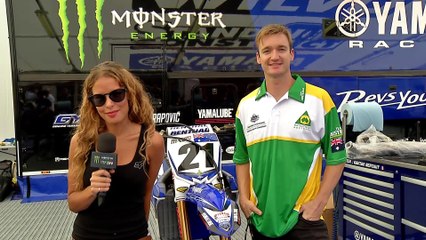 Pit Chat with Ferris Dean MONSTER ENERGY FIM MXON 2016 - Presented by FIAT Professional