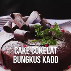 Resep Cake Cokelat Bungkus Kado