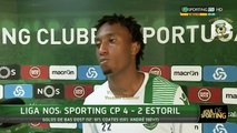 Gelson Martins Flash Interview à Sporting TV -- Sporting 4 x 2 Estoril 6ª Jorn Liga 2016-17