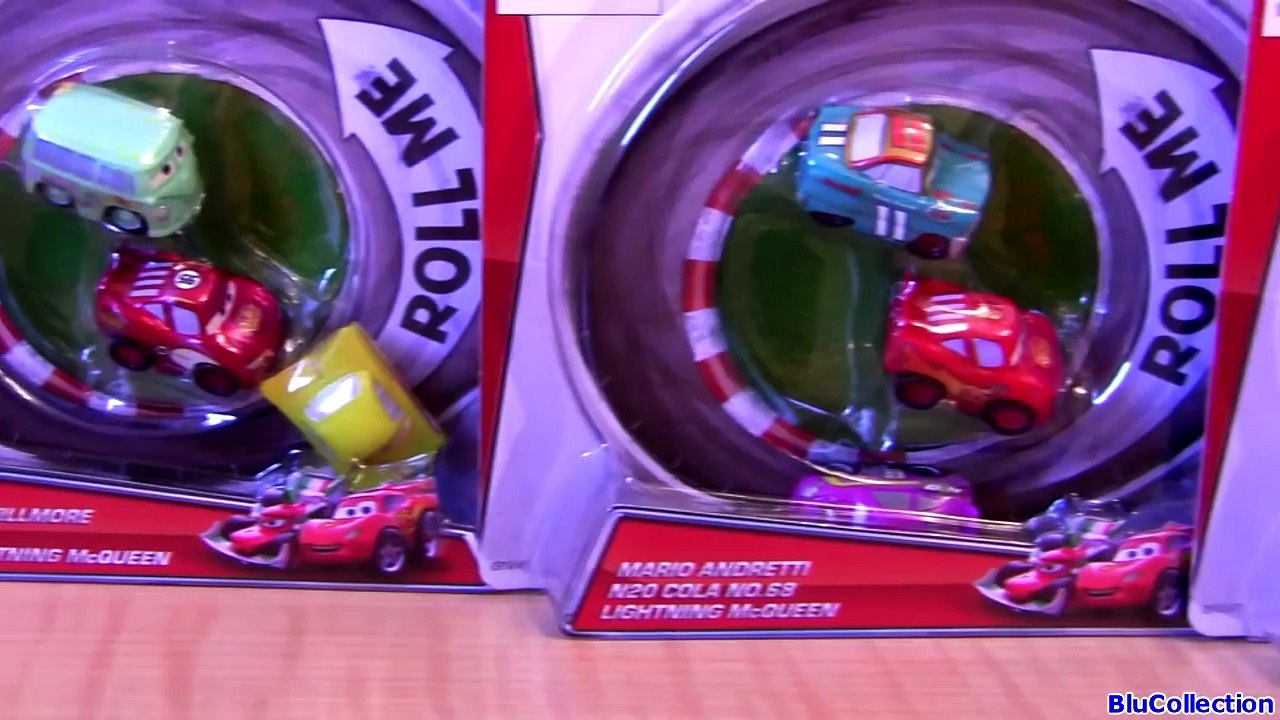 Micro Drifters Cars Snot Rod, Wingo, Mario Andretti Radiator Springs Drift Challenge Track Playset