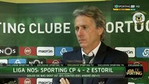 Jorge Jesus Flash Interview à Sporting TV -- Sporting 4 x 2 Estoril 6ª Jorn Liga 2016-17