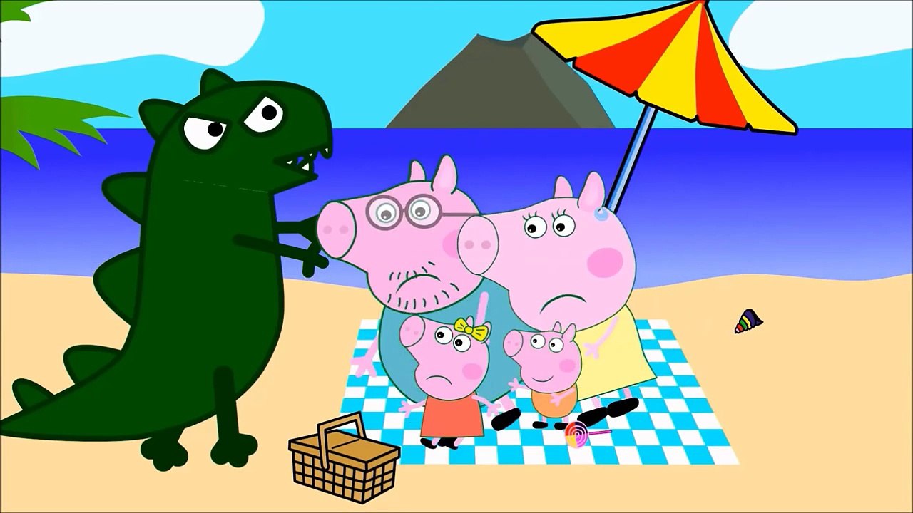 Peppa Pig George Crying Bees Sting And George Is Injected Medicine ~ Finger Family Nursery Rhyme