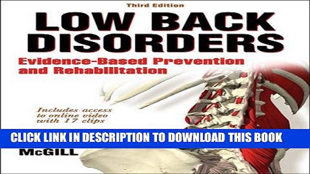 [PDF] Low Back Disorders-3rd Edition With Web Resource: Evidence-Based Prevention and