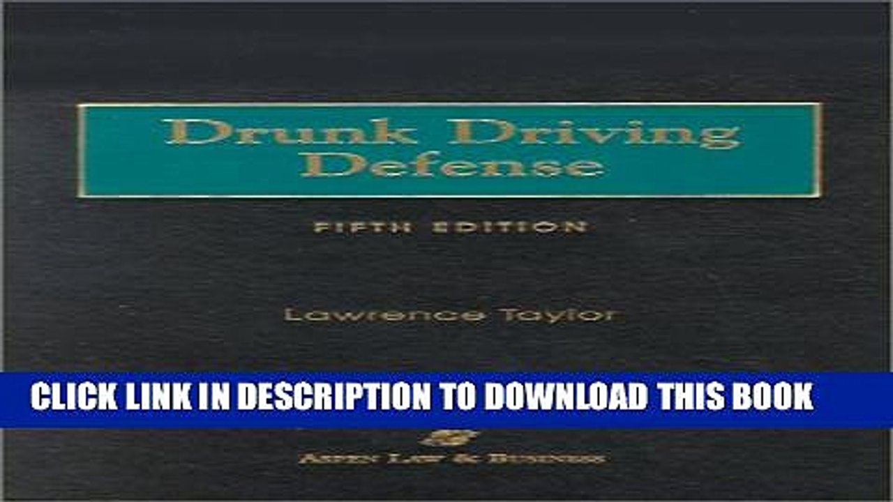 [PDF] Drunk Driving Defense Popular Colection