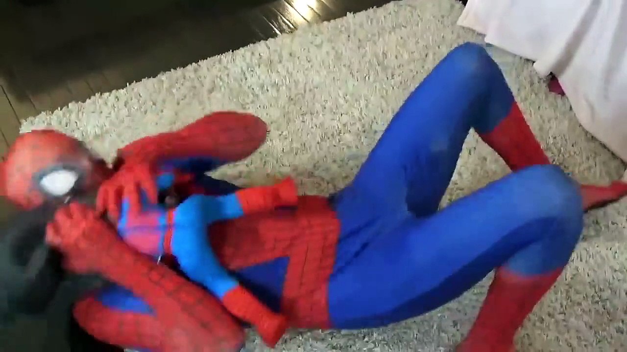 THE MASK VS PREGNANT PINK SPIDERGIRL VS VENOM BABY W_  part 3