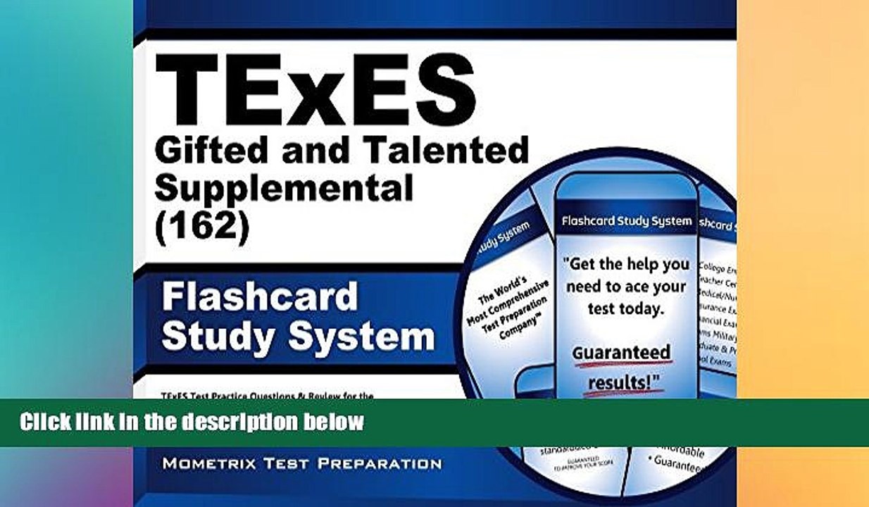 Big Deals  TExES Gifted and Talented Supplemental (162) Flashcard Study System: TExES Test